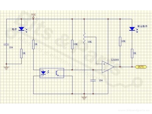 End stop sensor optical